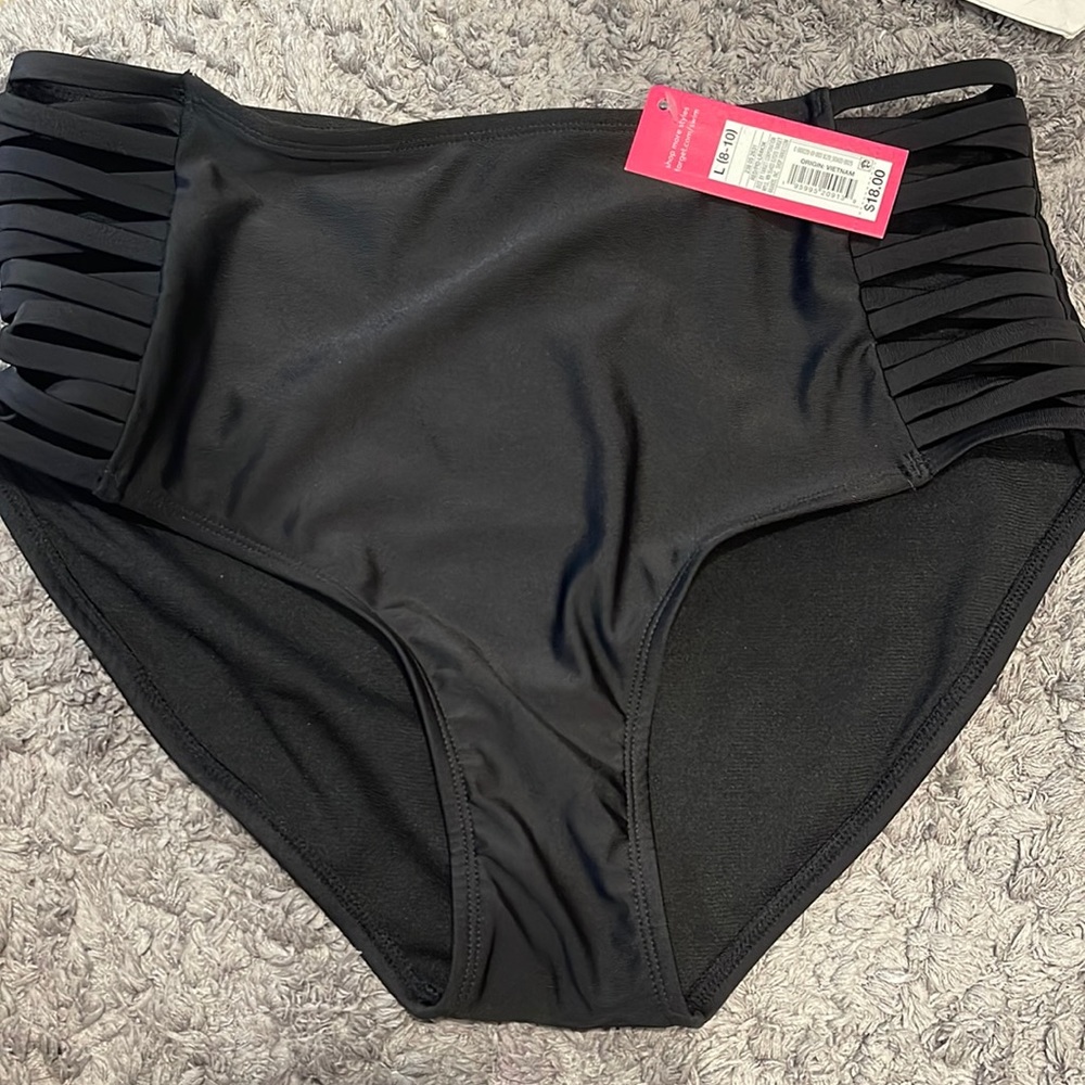 High waist bikini bottoms